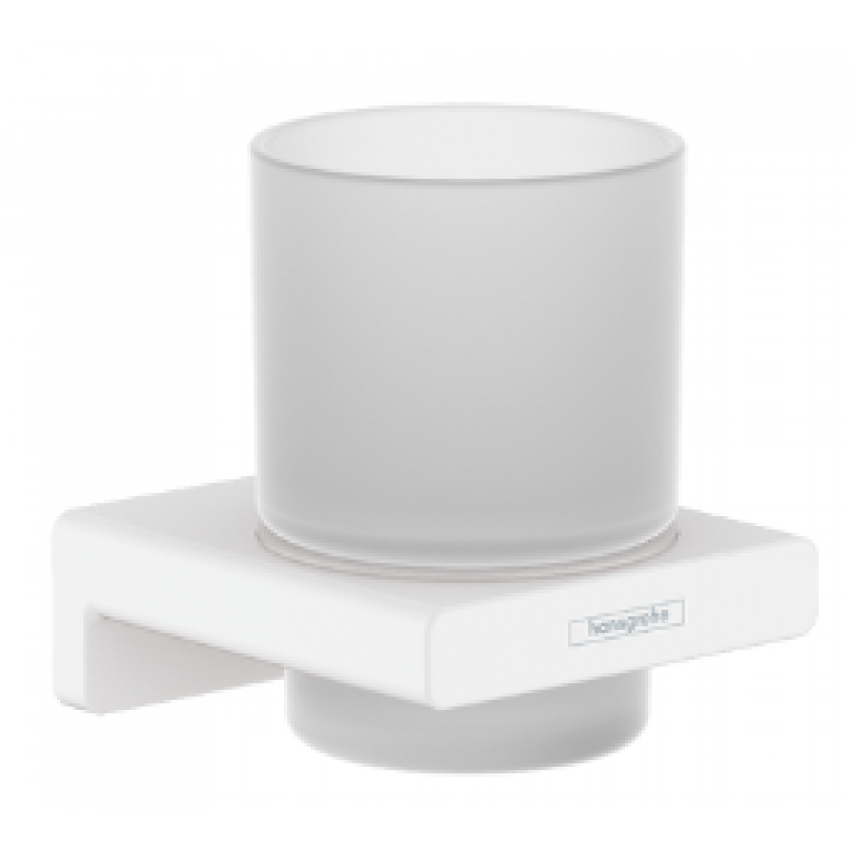 Hansgrohe 41749707 AddStoris 牙刷筒 - 白色，壁掛式